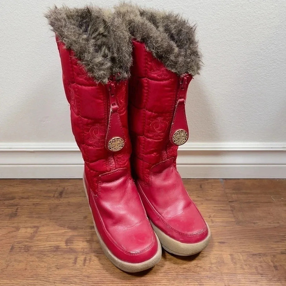 Juicy Couture Shoes - JUICY COUTURE | QUILTED FAUX FUR SNOWFLURRY LINING WINTER WEDGE BOOTS